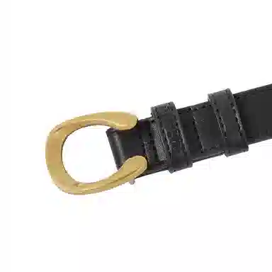 啄木鸟 二层牛皮裤带百搭韩版复古风腰带 皮带 女款