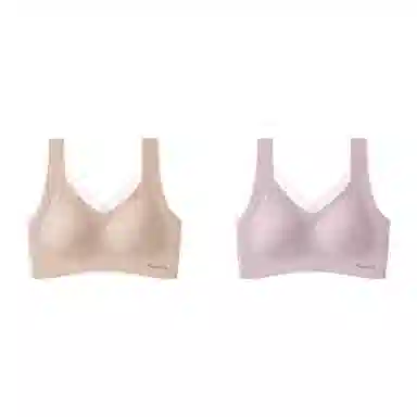 俞兆林 无痕运动小胸聚拢显大上托收副乳防下垂软支撑无钢圈文胸 女款 组合装