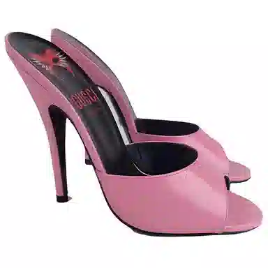 Gucci Pink Slide Sandals