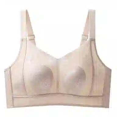 欧迪芬 大胸显小侧收美背贴身无痕透气舒适文胸 女款