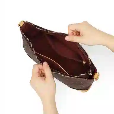 Mashalanti Classic Monogram Crescent Bag