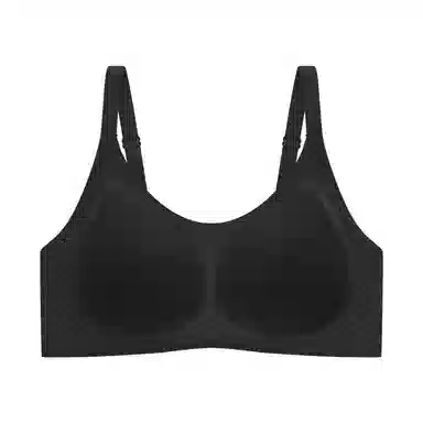 都市丽人 纯色透气聚拢薄款小胸无痕调整型文胸 女款