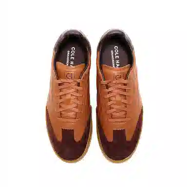 Cole Haan Leather Low Top Sneakers Brown