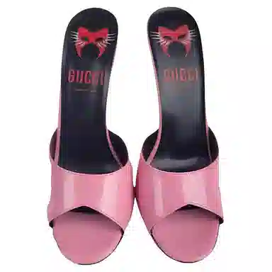 Gucci Pink Slide Sandals
