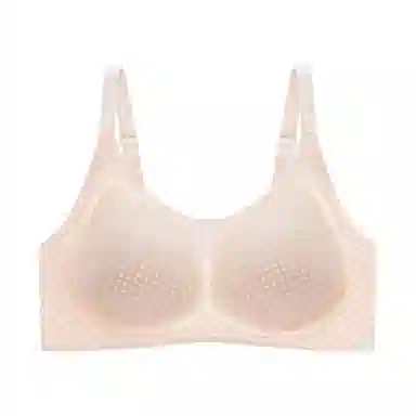 都市丽人 纯色透气聚拢薄款小胸无痕调整型文胸 女款