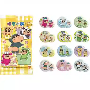 简动文创 蜡笔小新造型系列 马口铁吧唧 徽章