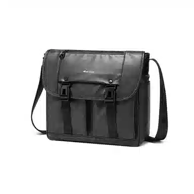 Mashalanti PVC Messenger Bag Black