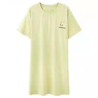 帕兰朵 薄款可爱外穿短袖睡裙 女款