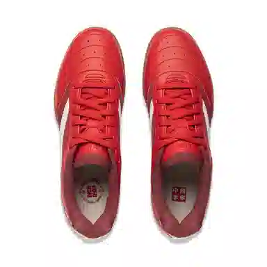 【7月1日10点 得物独家发售】 中国李宁 乒乓系列 轻量高回弹潮流运动 生活休闲鞋 男女同款 白红