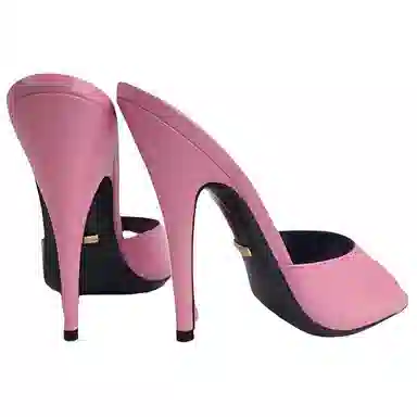 Gucci Pink Slide Sandals