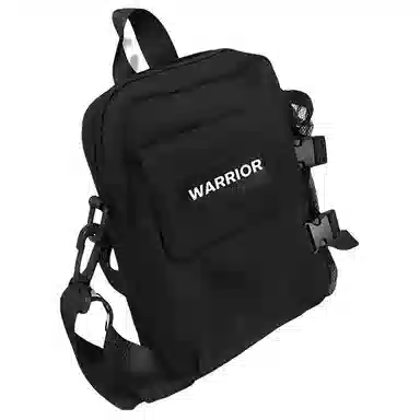 Warrior Nylon Shoulder Bag Black
