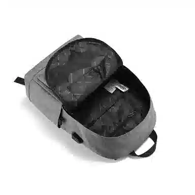 木村耀司 休闲运动简约百搭大容量通勤潮流多功能旅游运动多口袋 牛津纺 电脑包旅行包书背包双肩包 常规 男款 黑色/灰色