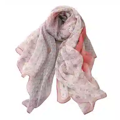 杭丝路 沙滩防晒大披肩舒适气质 桑蚕丝 丝巾 女款 黄色