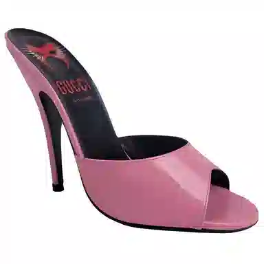 Gucci Pink Slide Sandals