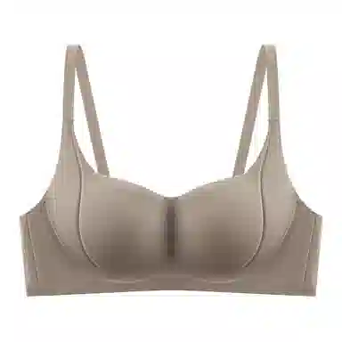 莫代尔 小胸聚拢饱满内衣显大无痕无钢圈薄款防下垂无钢圈软支撑透气美背胸罩文胸 女款 组合装