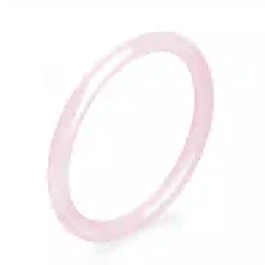 翡翠王朝 蜜桃粉 高品质少女粉新中式原创设计国潮风古风汉服 玉髓 玉石手镯 女款