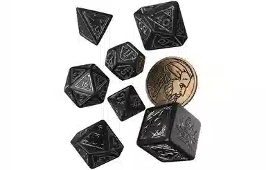Witcher Dice Set. Geralt - The Silver Sword