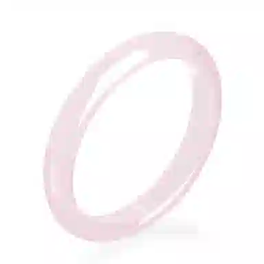 翡翠王朝 蜜桃粉 高品质少女粉新中式原创设计国潮风古风汉服 玉髓 玉石手镯 女款