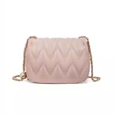 Red Dragonfly Quilted Leather Bag