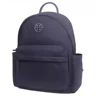 Tory Burch Classic Double-T Backpack Navy Large
