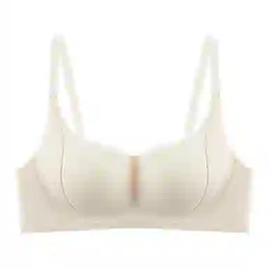 莫代尔 小胸聚拢饱满内衣显大无痕无钢圈薄款防下垂无钢圈软支撑透气美背胸罩文胸 女款 组合装