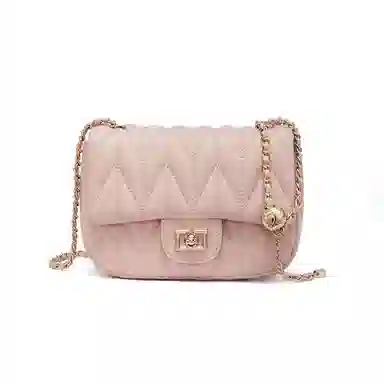 Red Dragonfly Quilted Leather Bag