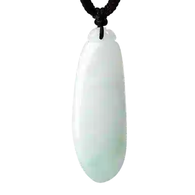 老庙 精致大气新中式福瓜编绳 豆种 翡翠项链 男女同款情侣款