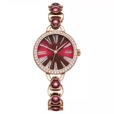 EBOHR Quartz White Dial Woman's Watch