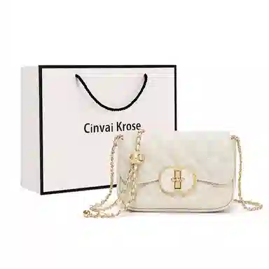 Cinvai&Krose Classic Quilted Bag Black/Ivory