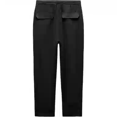 ZARA Black Straight-Leg Pants