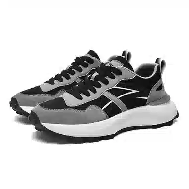 红蜻蜓 织物 网面透气防滑厚底阿甘鞋 复古国潮百搭休闲 增高平衡耐磨轻便 低帮 休闲鞋 男款