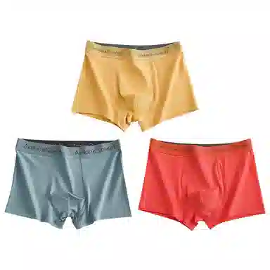 二三二三 舒适透气吸汗抗菌抑菌平角简约内裤 男款 组合装