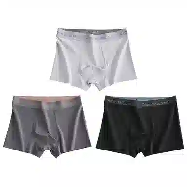 二三二三 舒适透气吸汗抗菌抑菌平角简约内裤 男款 组合装