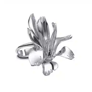 juunngle lab Orchid Ring Copper Gold Plated