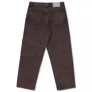 Polar Skate Co Wide Leg Jeans Mud Brown