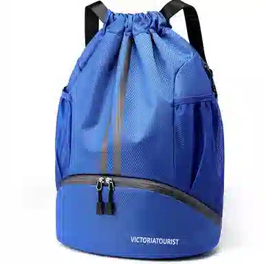 维多利亚旅行者 篮球包大容量收纳抽绳 双肩包 男女 干湿分离束口袋健身包  多色