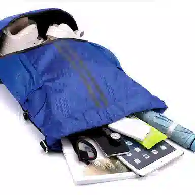 维多利亚旅行者 篮球包大容量收纳抽绳 双肩包 男女 干湿分离束口袋健身包  多色