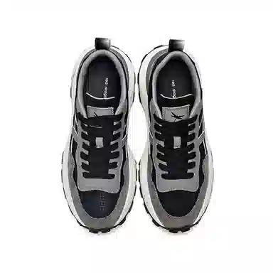 红蜻蜓 织物 网面透气防滑厚底阿甘鞋 复古国潮百搭休闲 增高平衡耐磨轻便 低帮 休闲鞋 男款