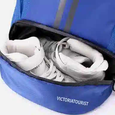 维多利亚旅行者 篮球包大容量收纳抽绳 双肩包 男女 干湿分离束口袋健身包  多色