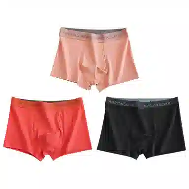 二三二三 舒适透气吸汗抗菌抑菌平角简约内裤 男款 组合装