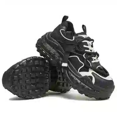 他她 合成革 时尚休闲百搭 低帮 老爹鞋 女款