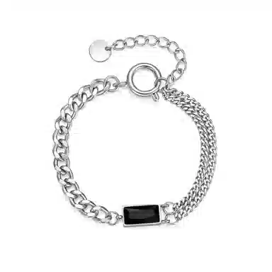 ZKY Double Layer Gem Chain