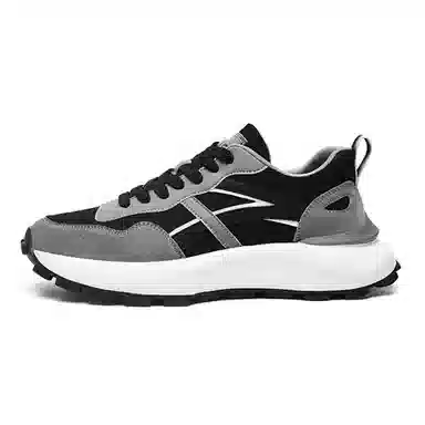 红蜻蜓 织物 网面透气防滑厚底阿甘鞋 复古国潮百搭休闲 增高平衡耐磨轻便 低帮 休闲鞋 男款