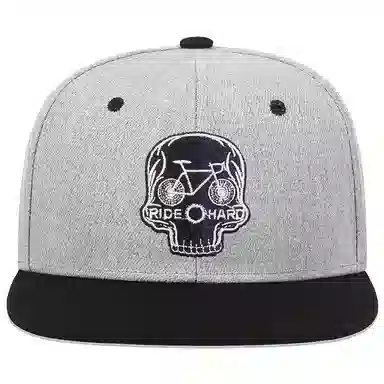 浪莎 高品质潮酷骷髅头刺绣时尚夏季休闲可调节街头嘻哈平沿 棉 棒球帽 男女同款情侣款