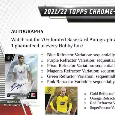 Topps 202122 Topps Chrome Hobby