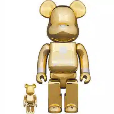 BE@RBRICK x mastermind JAPAN GOLD