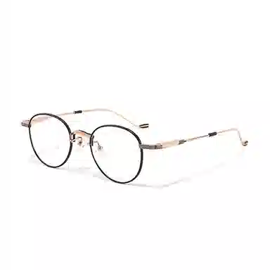 【联系客服可配度数】 佐川 复古圆框眼镜框 可配有度数 近视眼镜男潮超轻圆脸 纯钛 圆形 光学镜架 男女同款情侣款