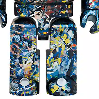 BE@RBRICK Jackson Pollock