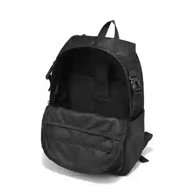 木村耀司 休闲运动简约百搭大容量通勤潮流多功能旅游运动多口袋 牛津纺 电脑包旅行包背包双肩包 男女同款 黑色/红色 大号