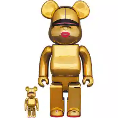 BE@RBRICK x Hajime Sorayama 2G GOLD Ver.